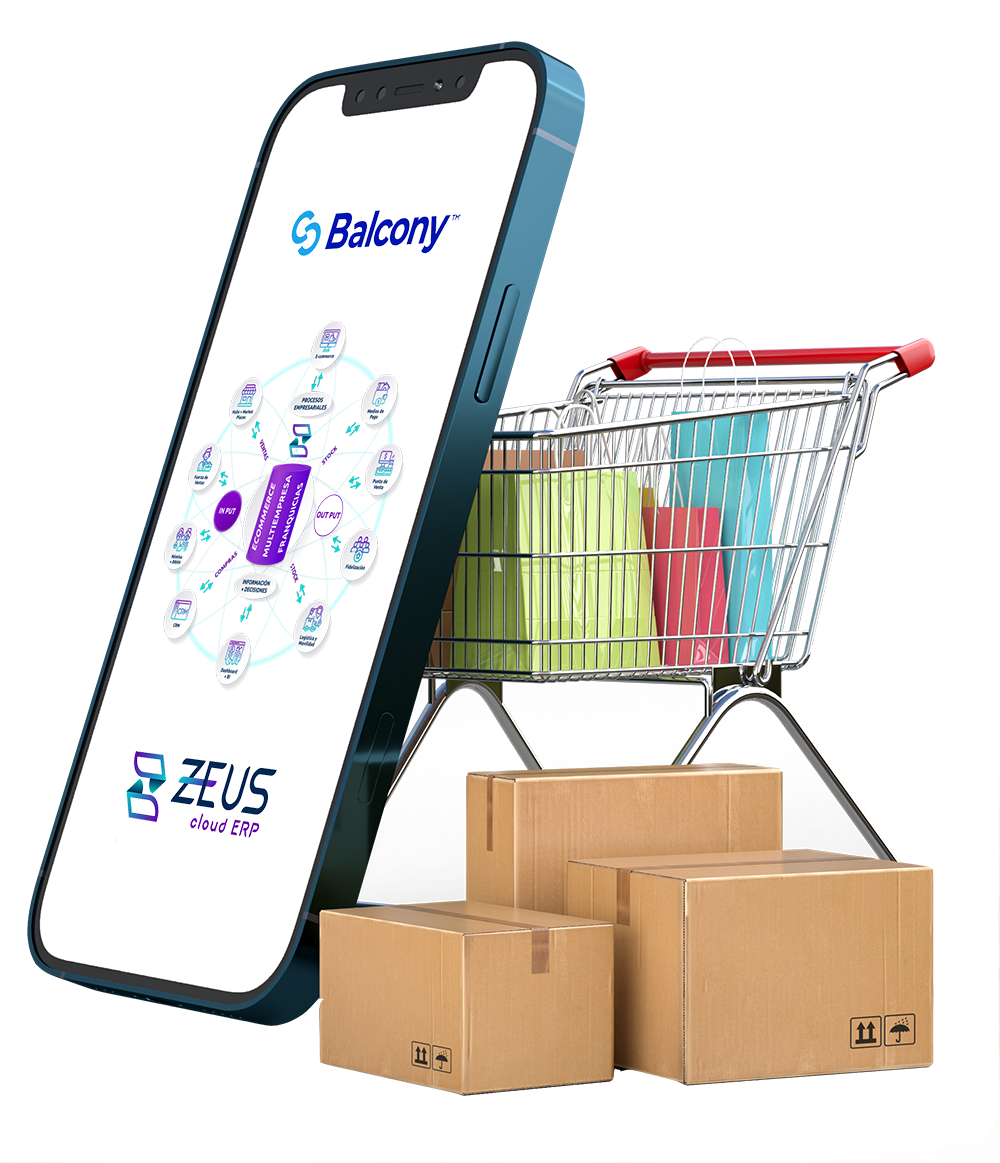 Celular con pantalla de Balcony