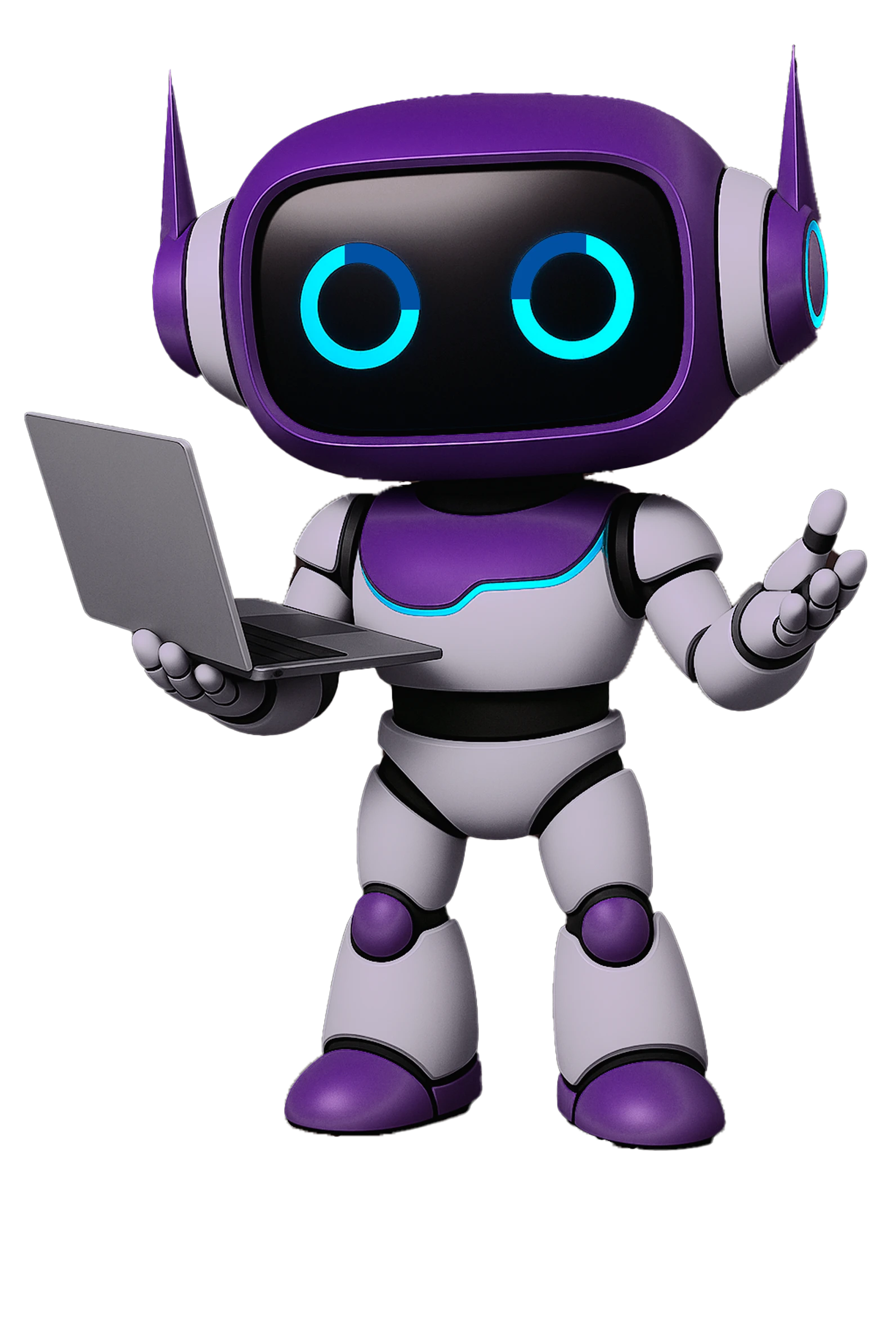 Z-bot usando laptop