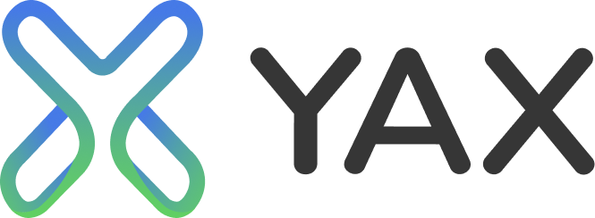 YAX logotipo