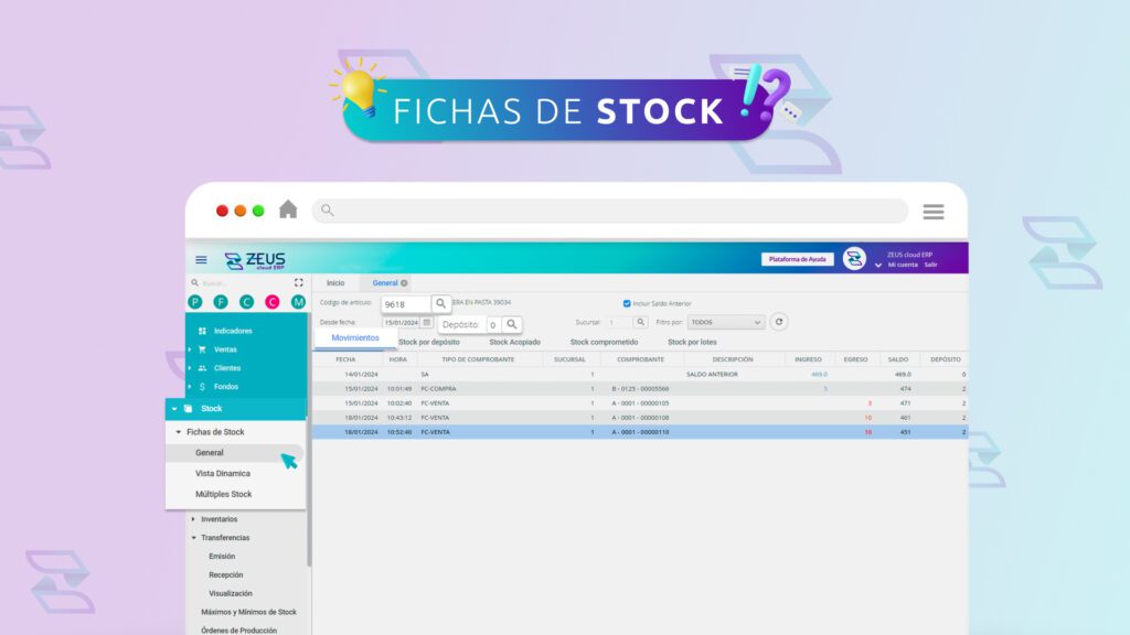 Gestione su Tienda con Fichas de Stock