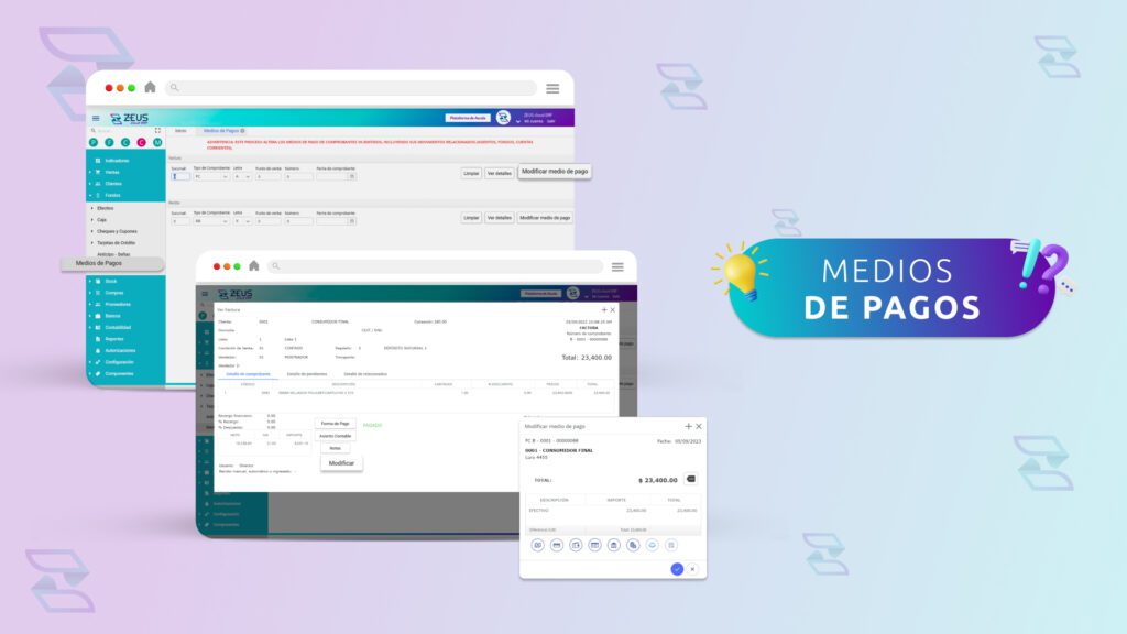 Los Medios de Pago en un Software ERP