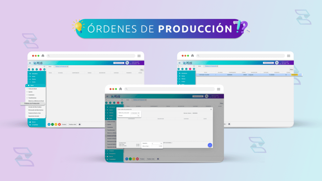 Órdenes de Producción