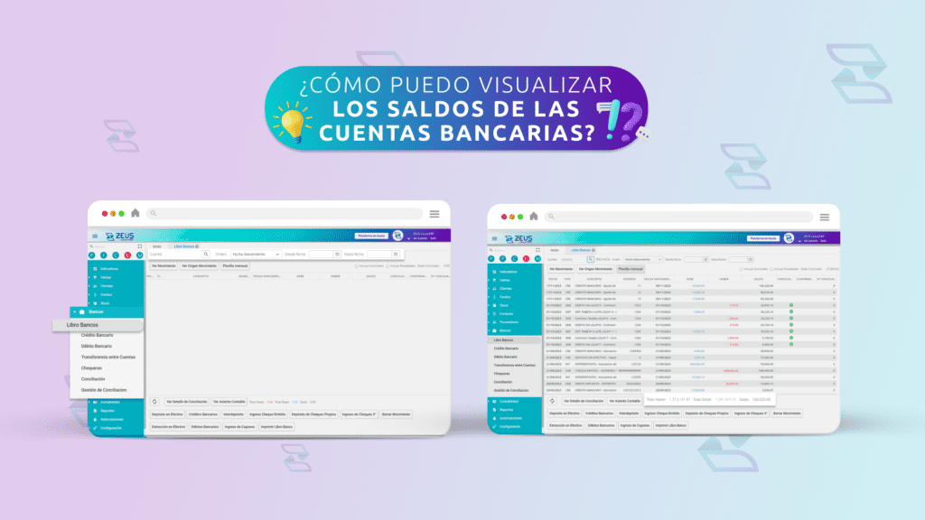 ¿Cómo Visualizar los Saldos Bancarios?