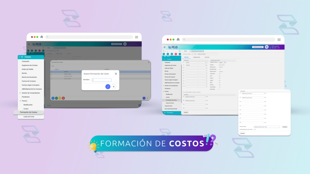 Formación de Costos y Optimización de Procesos