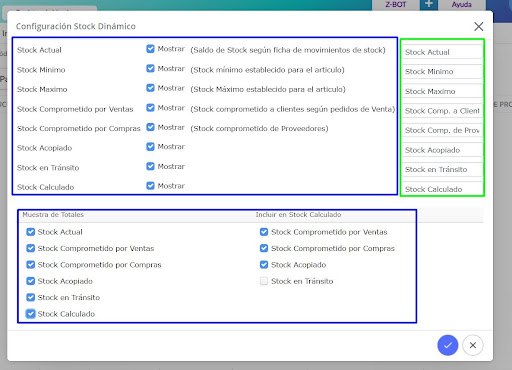 Configuración de la Vista Dinámica