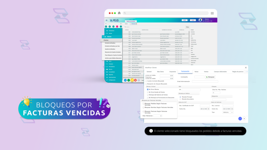 Bloqueos por Facturas Vencidas ¿Cómo Hacerlo?