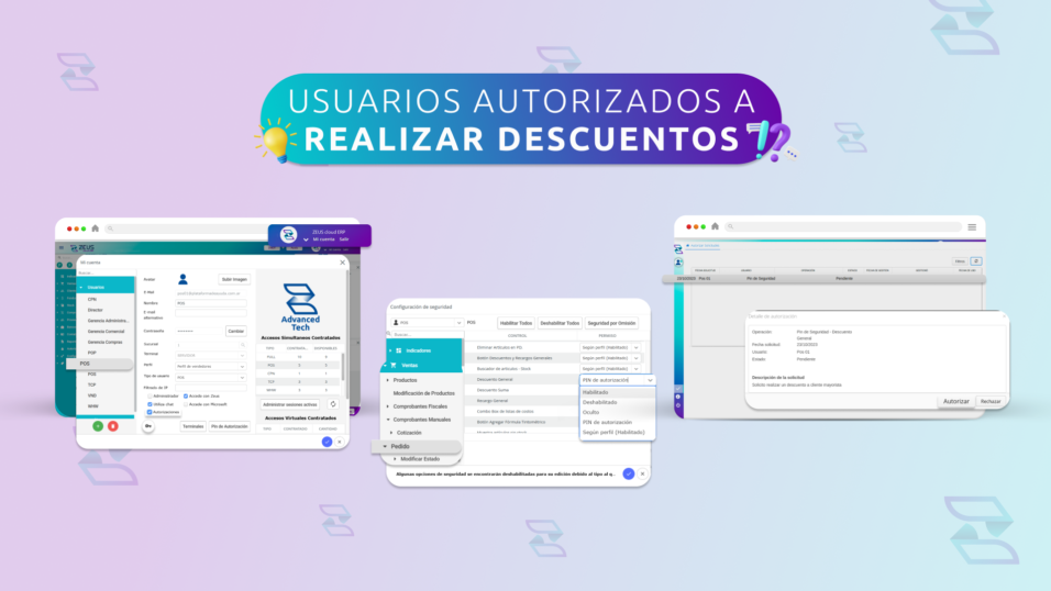 Usuarios Autorizados a Realizar Descuentos