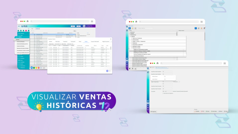 Visualizar Ventas Históricas