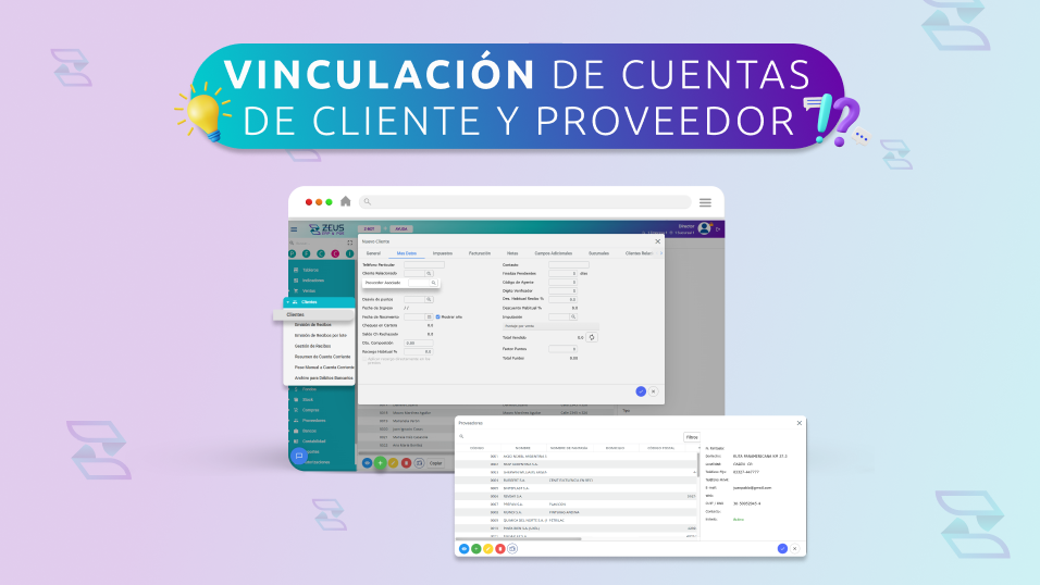 Optimiza la gestión cruzada de cuentas corrientes entre clientes y proveedores