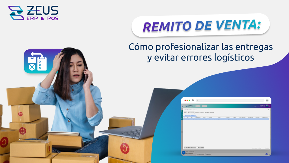Lee la nota del blog de ZEUS ERP & POS: Remito de venta: cómo profesionalizar las entregas y evitar errores logísticos
